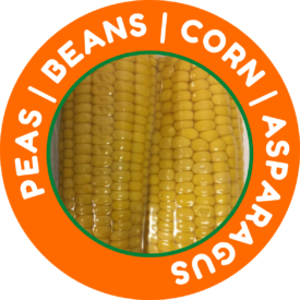 Peas - Beans - Corn - Asparagus