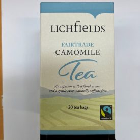 Lichfields - Fairtrade Camomile Tea.