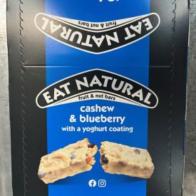 E/Natural Cashew & Blueberry with a yoghurt coating