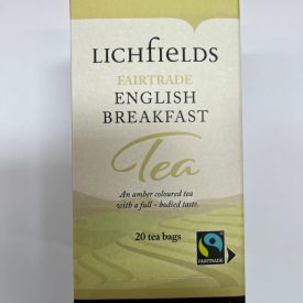 Lichfields - Fairtrade English Breakfast Tea.