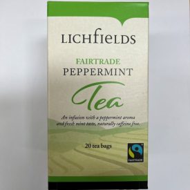Lichfields - Fairtrade Peppermint Tea.