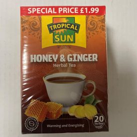 Tropical Sun - Honey & Ginger Herbal Tea.