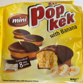 Pop Kek with Banana Sauce.