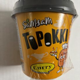 SamSam - Topokki Rice Cakes - Curry