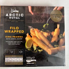 Artic Royal - Filo Wrapped King Prawns.