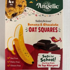 Angelic - Banana & Chocolate Oat Squares